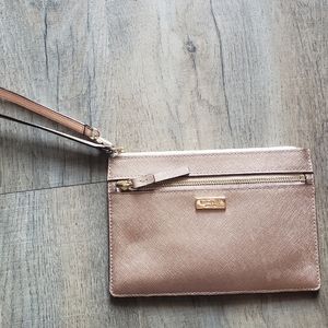Rose Gold Kate Spade Wristlet